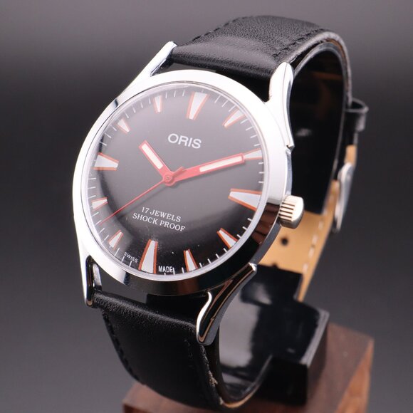 Oris Vintage Swiss 17 Jewels Hand-Wound Mechanical Men's Watch  - FREE SHIPPING - Picture 2 of 12